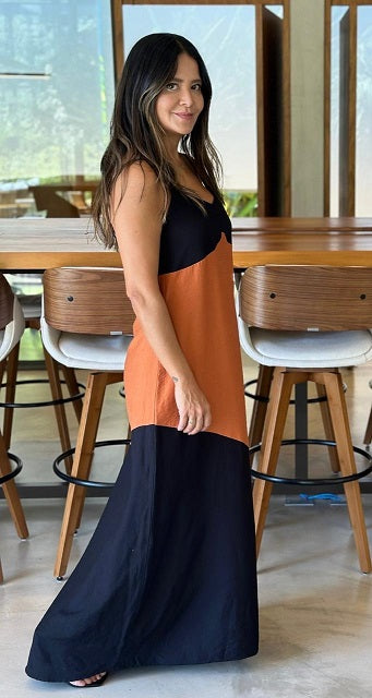 Vestido Bicolor 21846