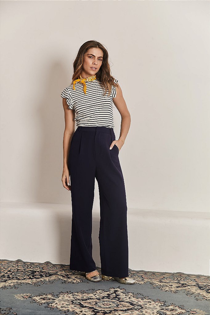 Calça alfaiataria Megan Marinho