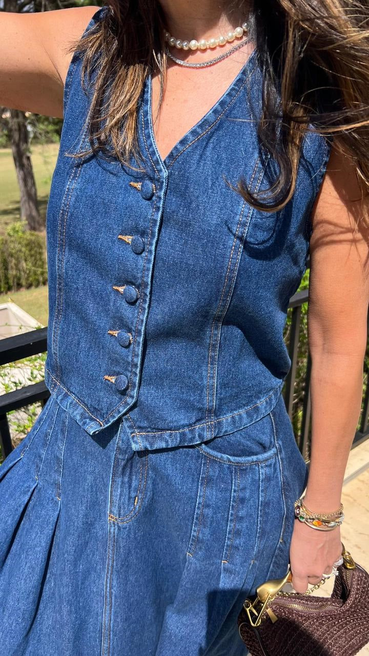 Colete Jeans Lisbon