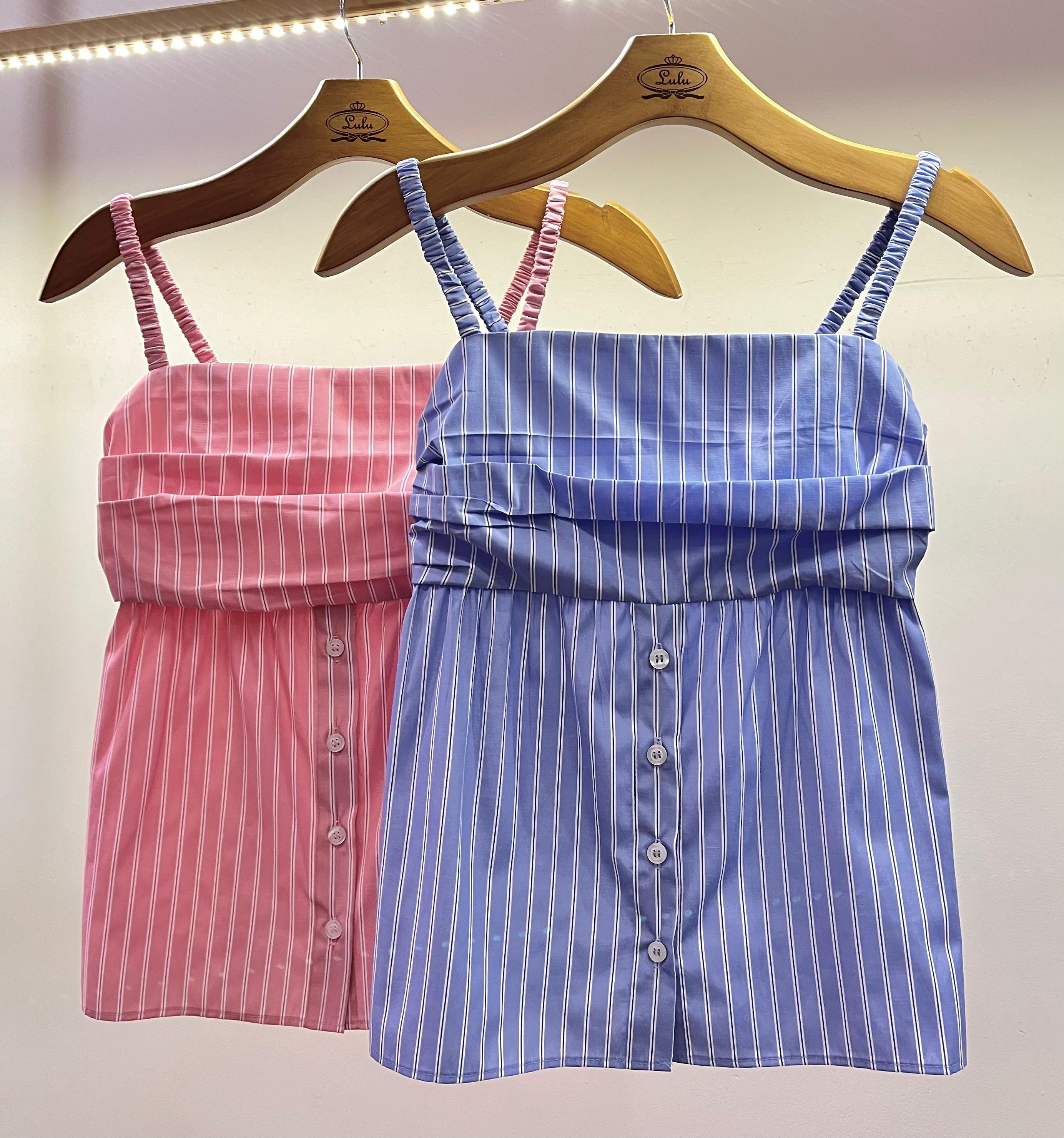 Top tricoline Riviera AZUL