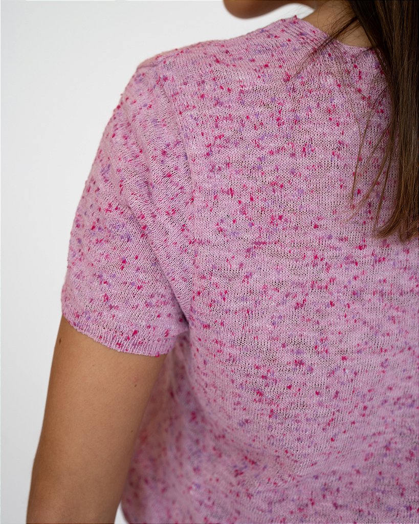 Blusa Tricot Coure Rosa