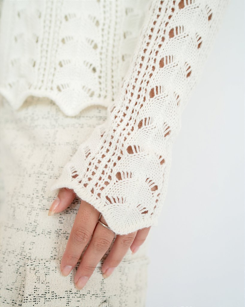 Blusa Crochet Serena OFF