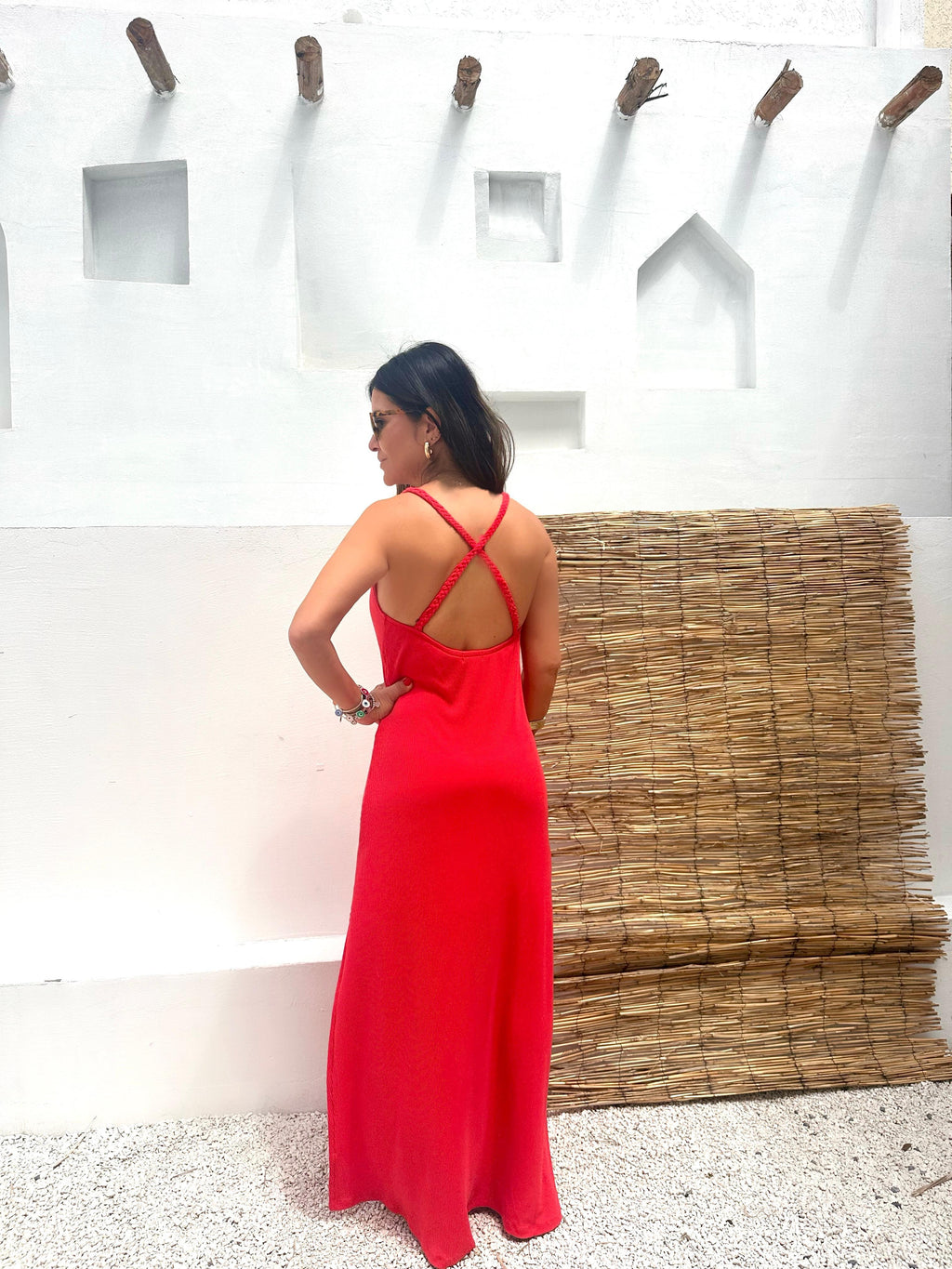 Vestido Rib Skinny VERMELHO