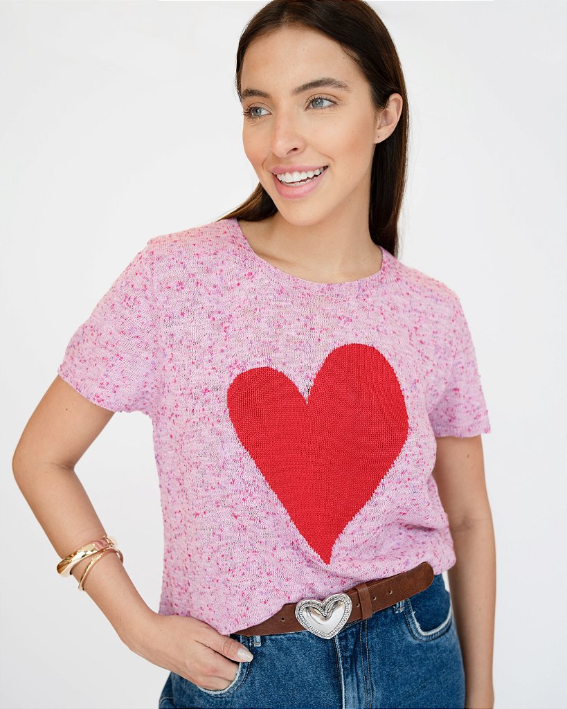Blusa Tricot Coure Rosa