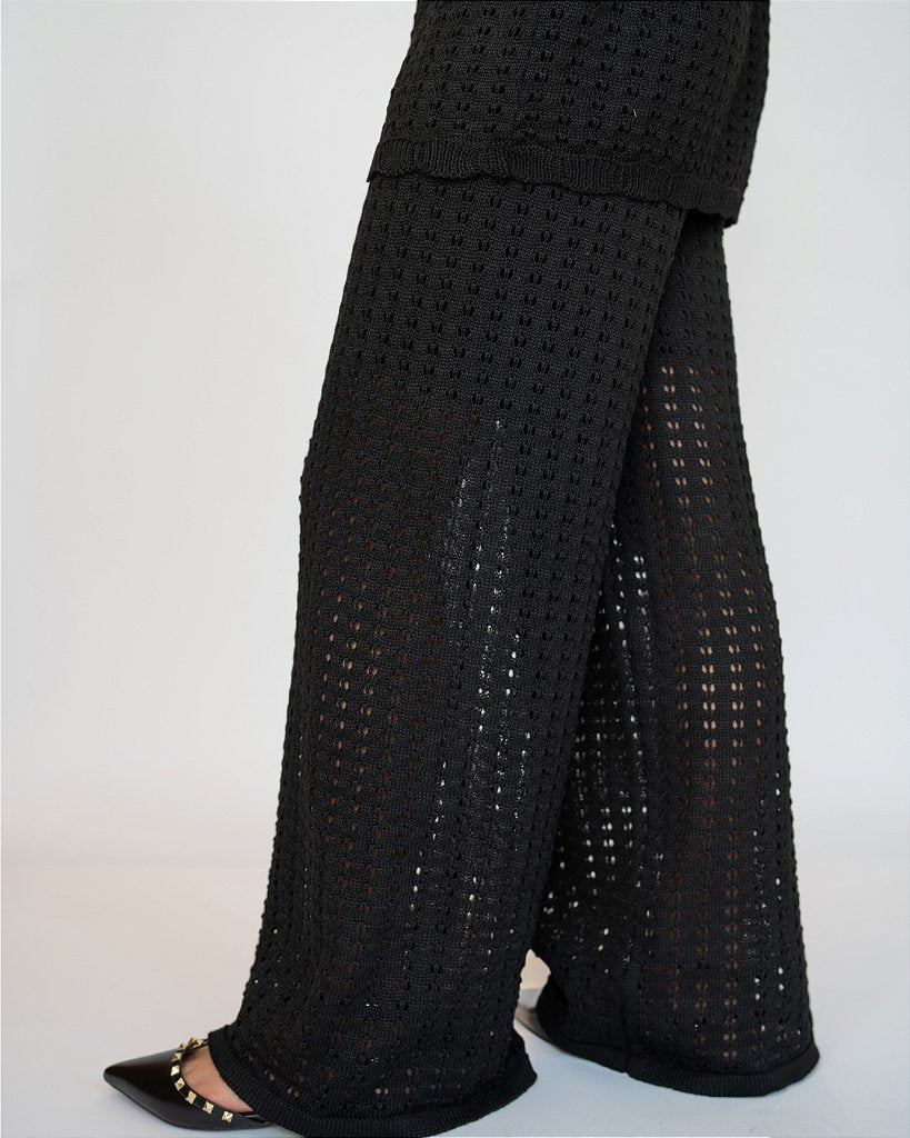 Conjunto Tricot Bergdorf Preto