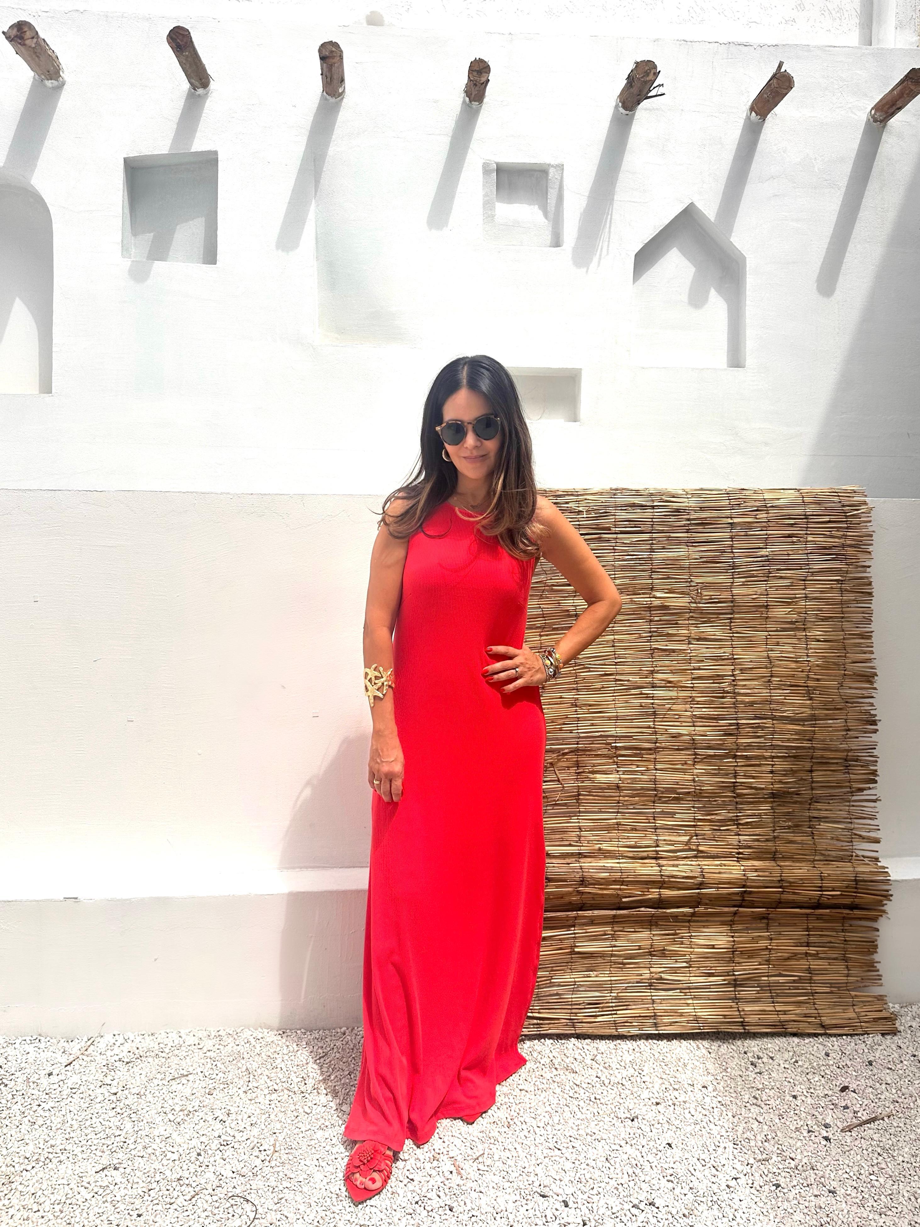 Vestido Rib Skinny VERMELHO