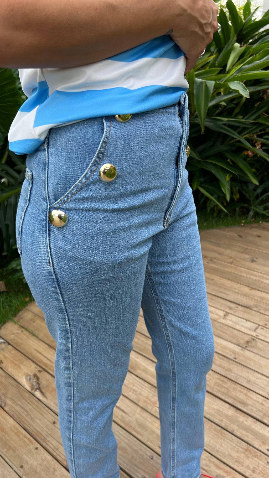 Calça jeans French