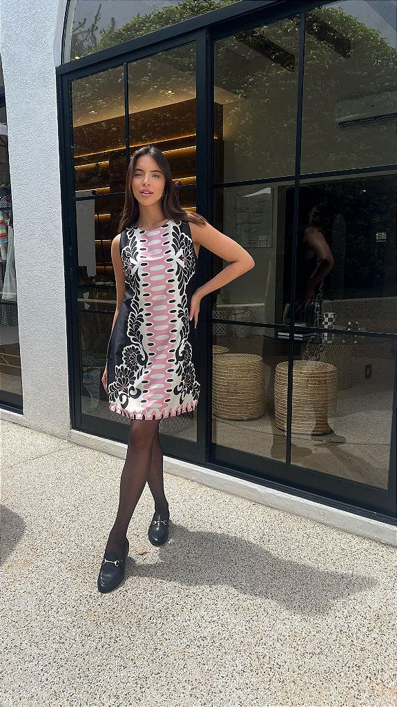 Vestido tubinho lenço