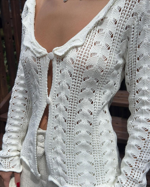 Blusa Crochet Serena OFF