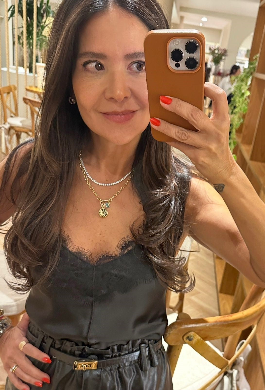 Regata Cetim Demi Preto