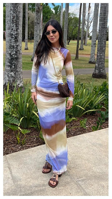 Vestido Tule Berry Verde