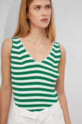 Regata tricot Stripes VERDE