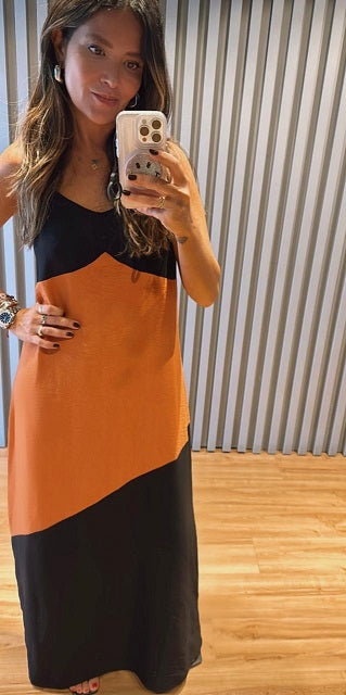 Vestido Bicolor 21846