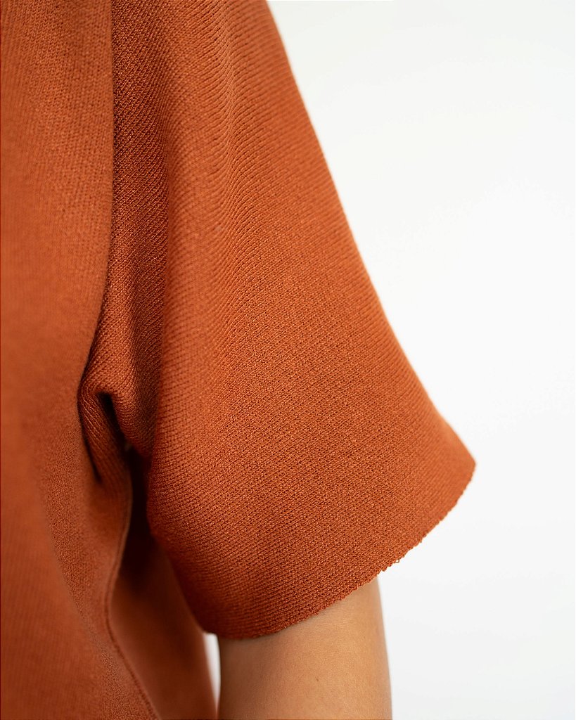 Blusa Tricot Chloé Caramelo