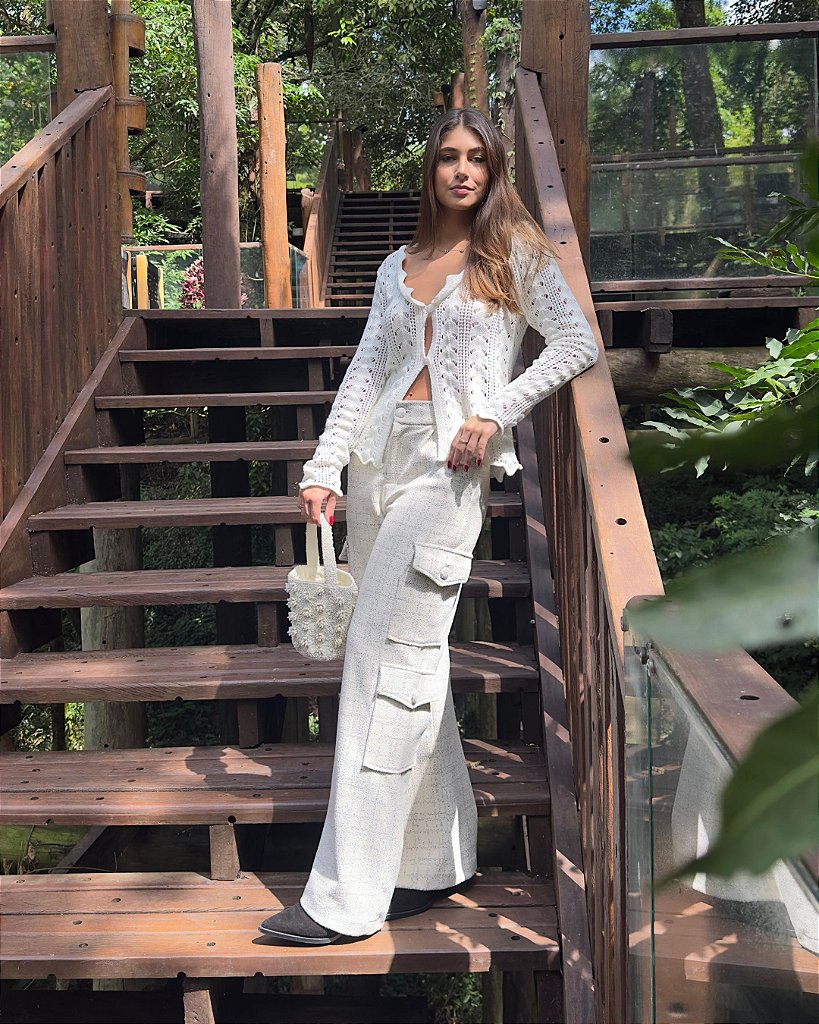 Blusa Crochet Serena OFF