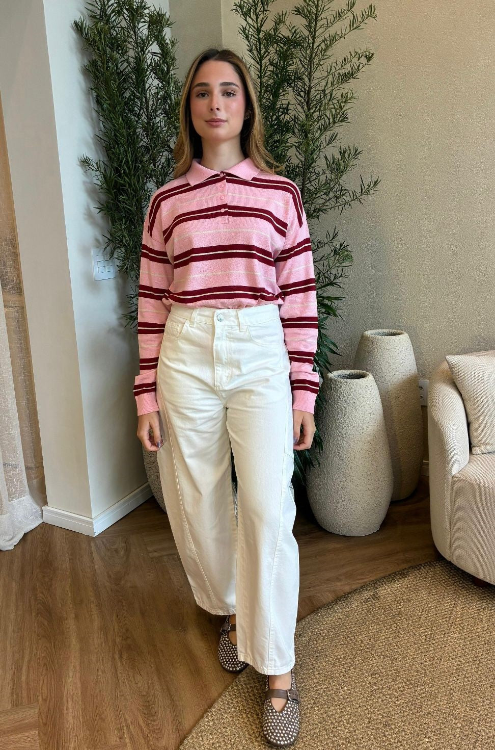 Calça Jeans Ballon Off White