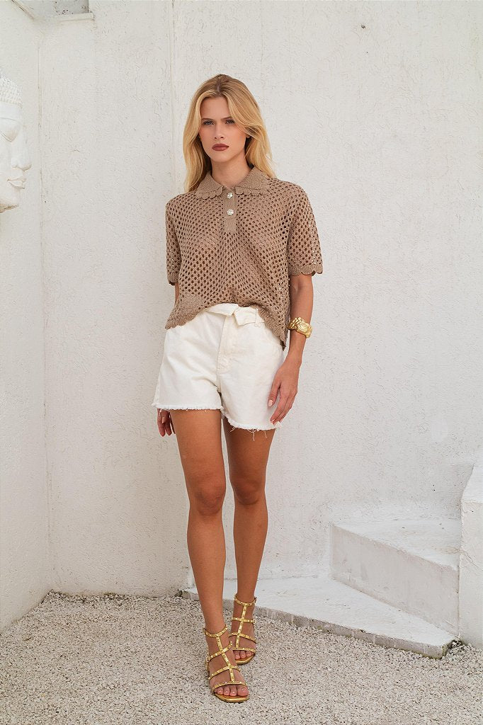 Blusa Tricot Air Ouro