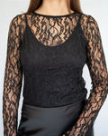 Blusa Renda Tereza Preta