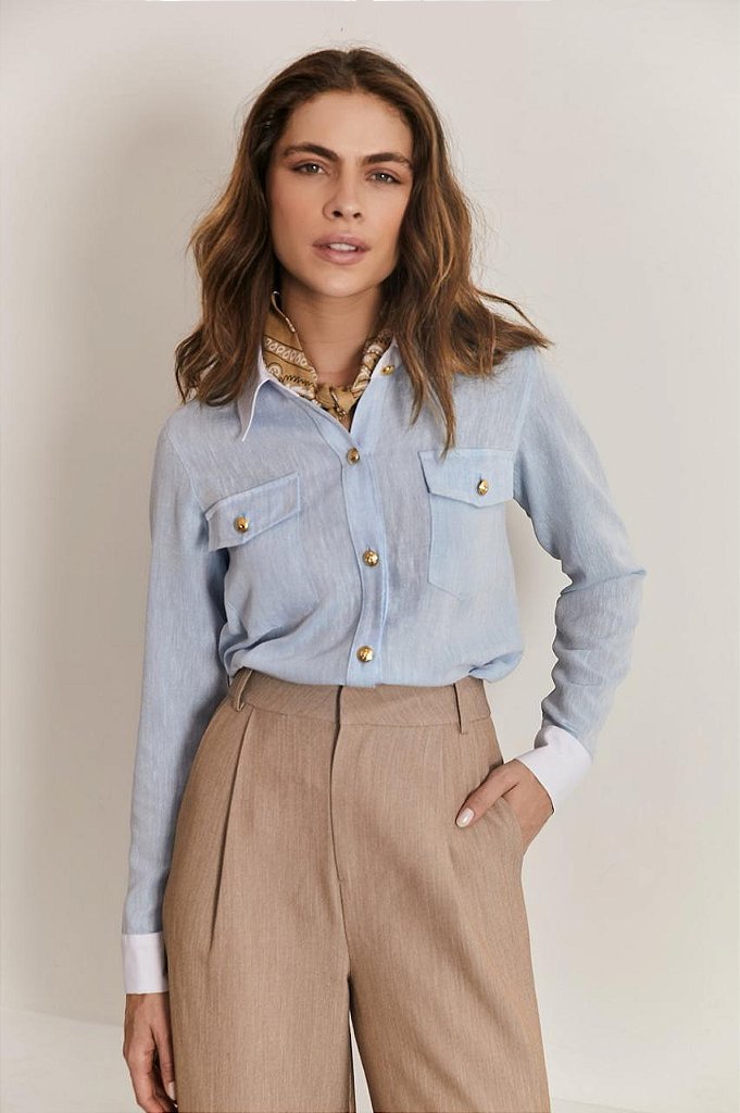 Camisa Oxford Lauren