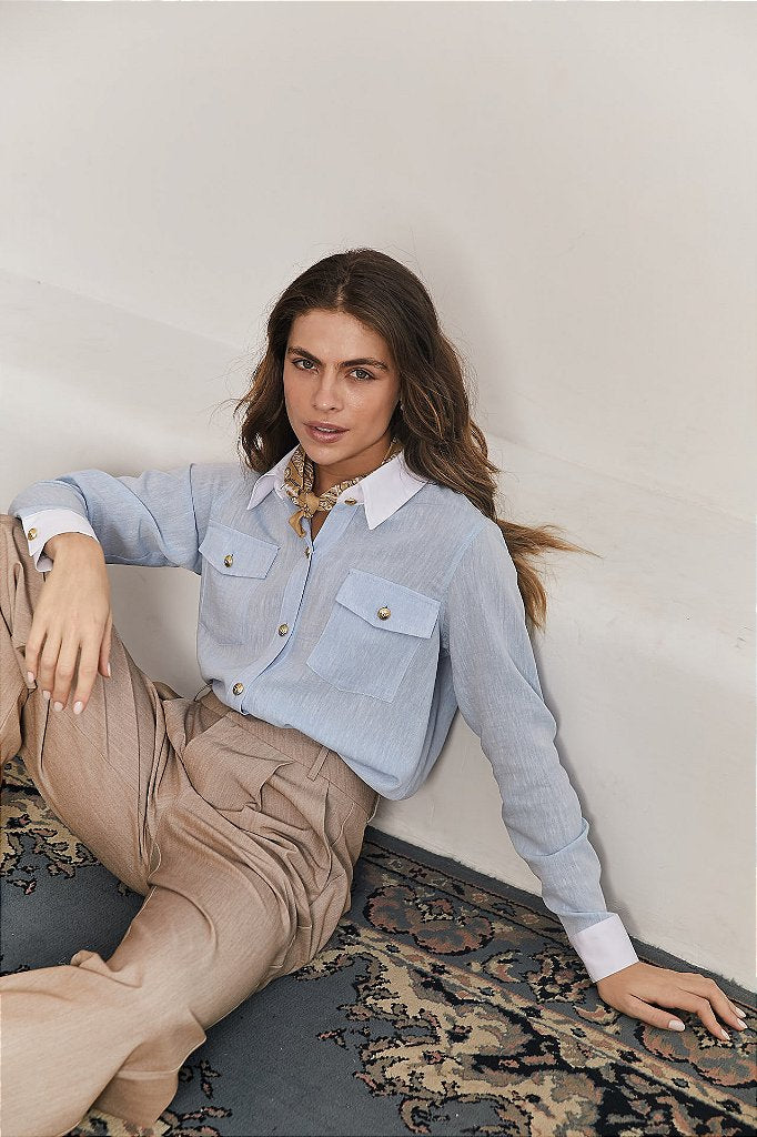 Camisa Oxford Lauren