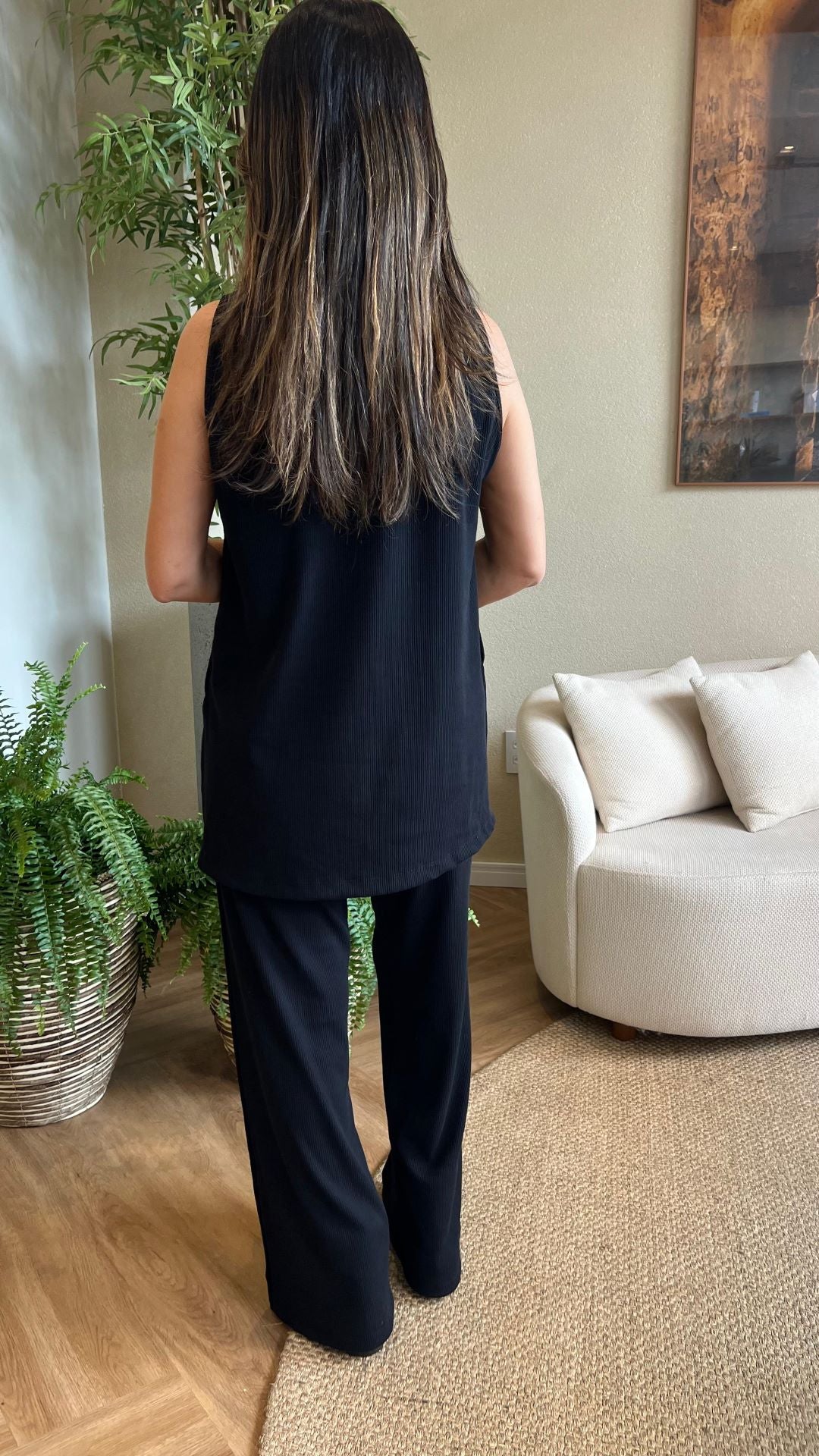 Conjunto Malha Anne Preto