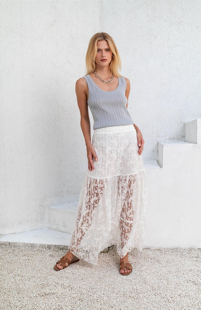 Regata Tricot Shine Prata