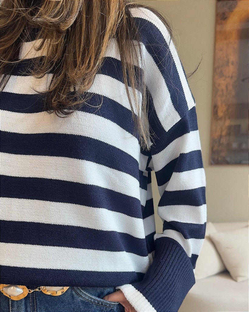 Blusa Tricot Navy