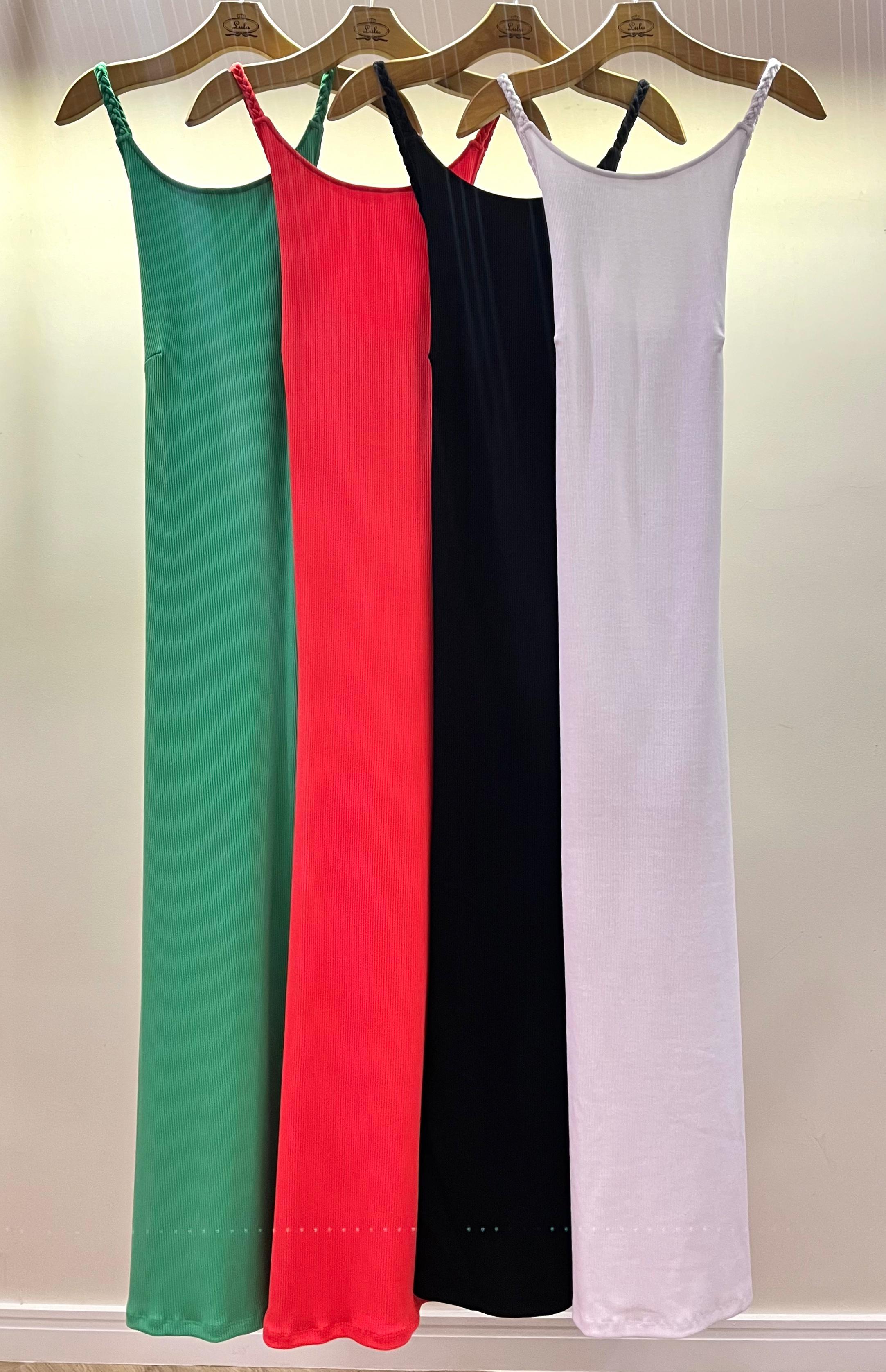 Vestido Rib Skinny VERMELHO