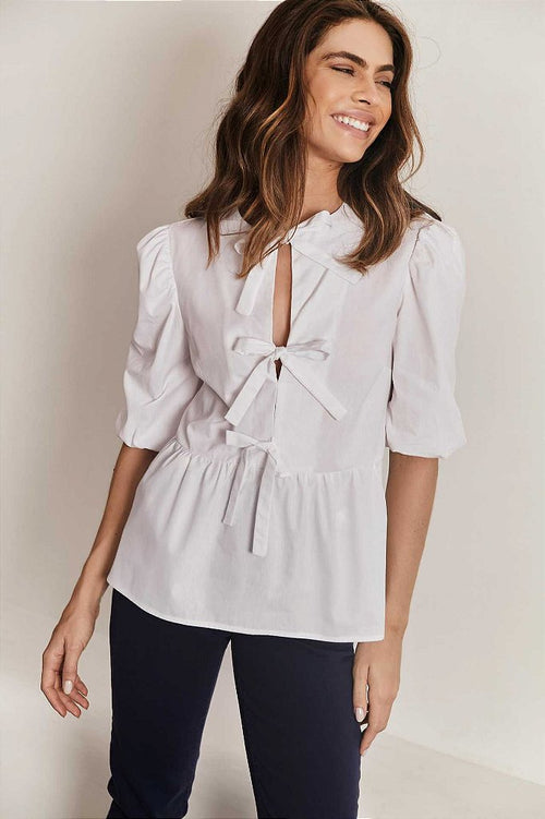 Blusa Tricoline  Amelie BRANCO