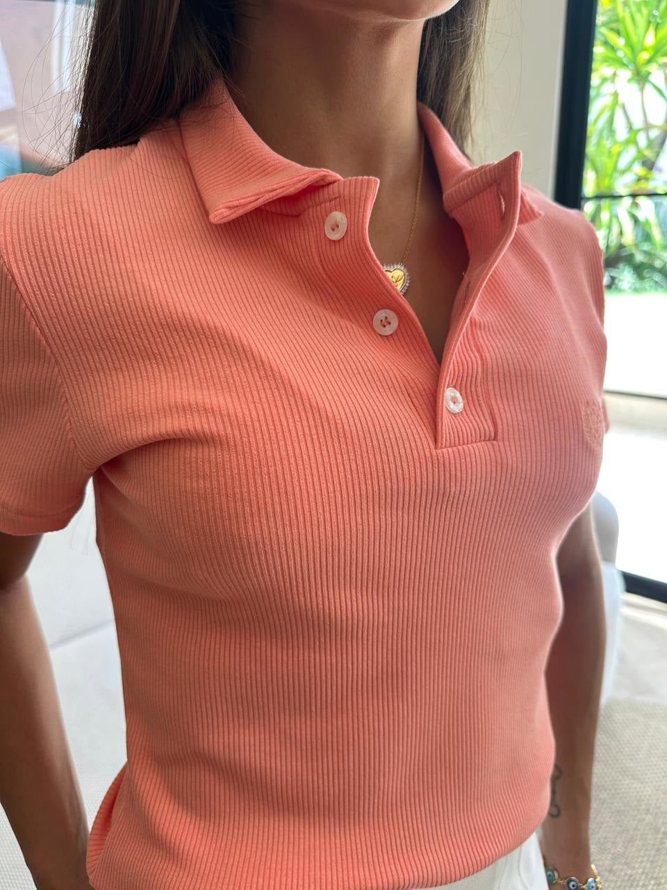 Polo Rib Salmão Duda