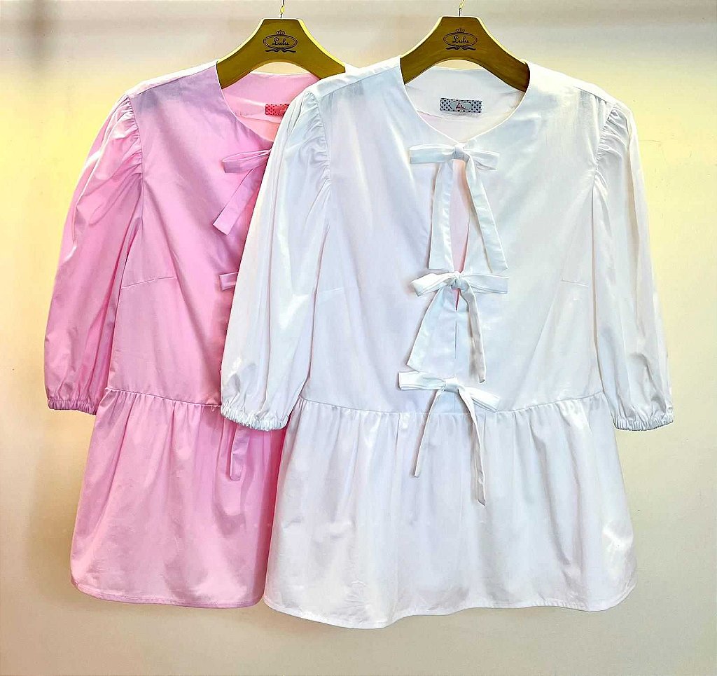 Blusa Tricoline Amelie ROSA