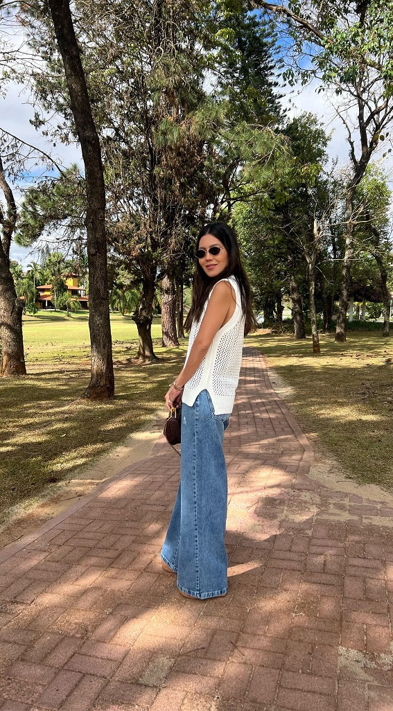 Calça Wide Leg Zoe