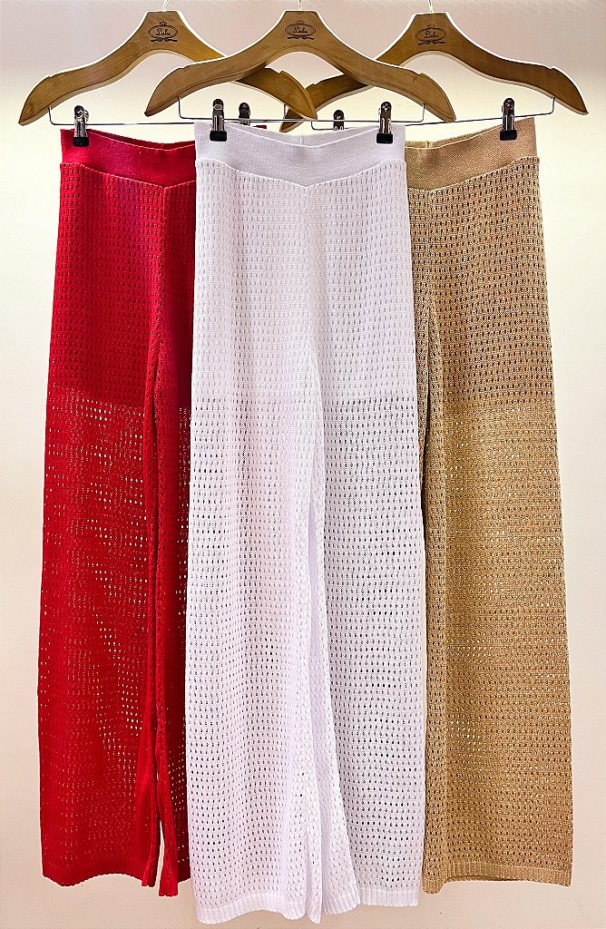 Calça Tricot Prada Branco