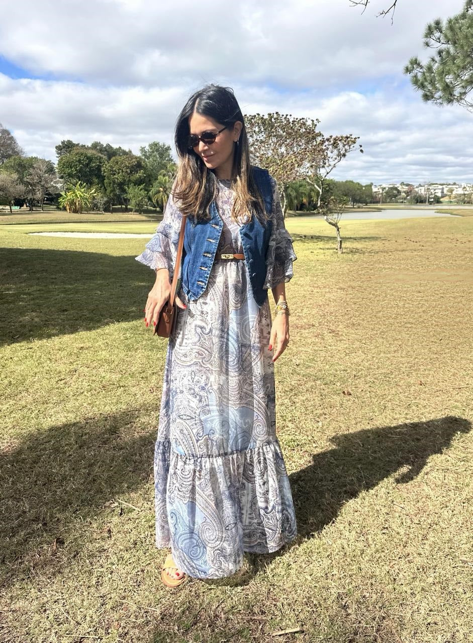 Vestido Boho Bohemian Estampado