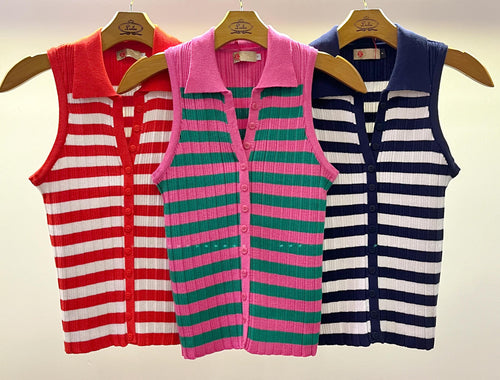 Blusa tricot Serena PINK e VERDE