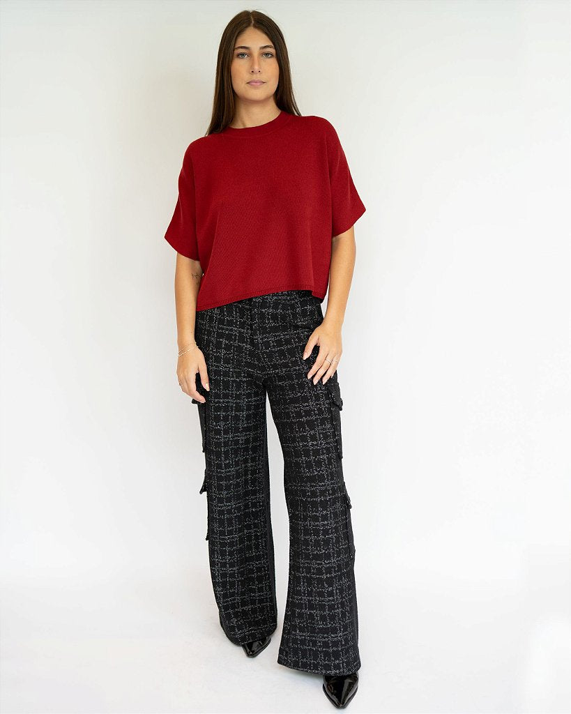 Blusa Tricot Chloé Vinho