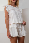 Blusa linho Babi Branco