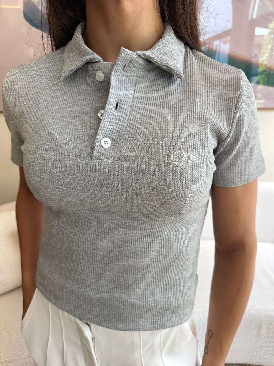 Polo Rib Mescla Duda