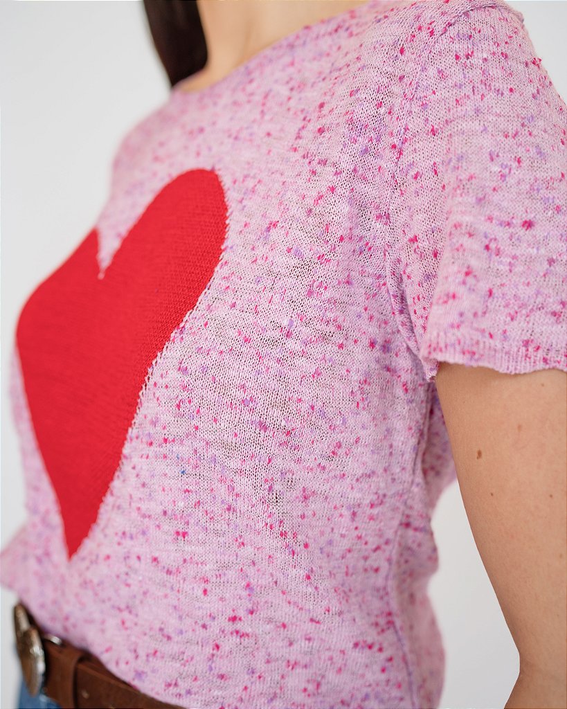 Blusa Tricot Coure Rosa