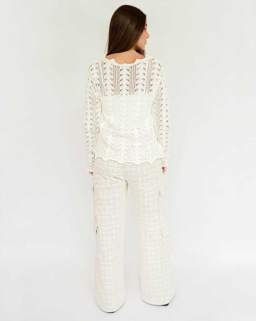 Blusa Crochet Serena OFF
