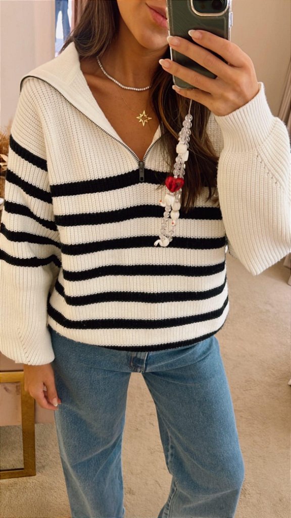 Blusa Tricot Hamptons