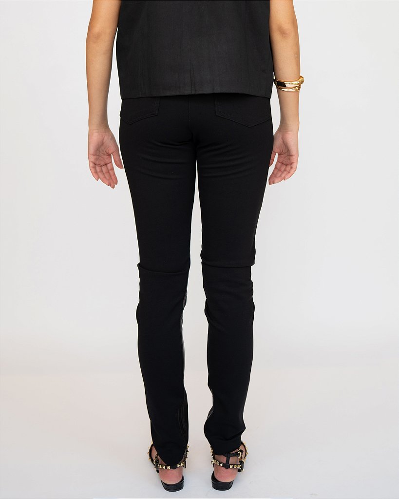 Calça Lisa Malha Preta